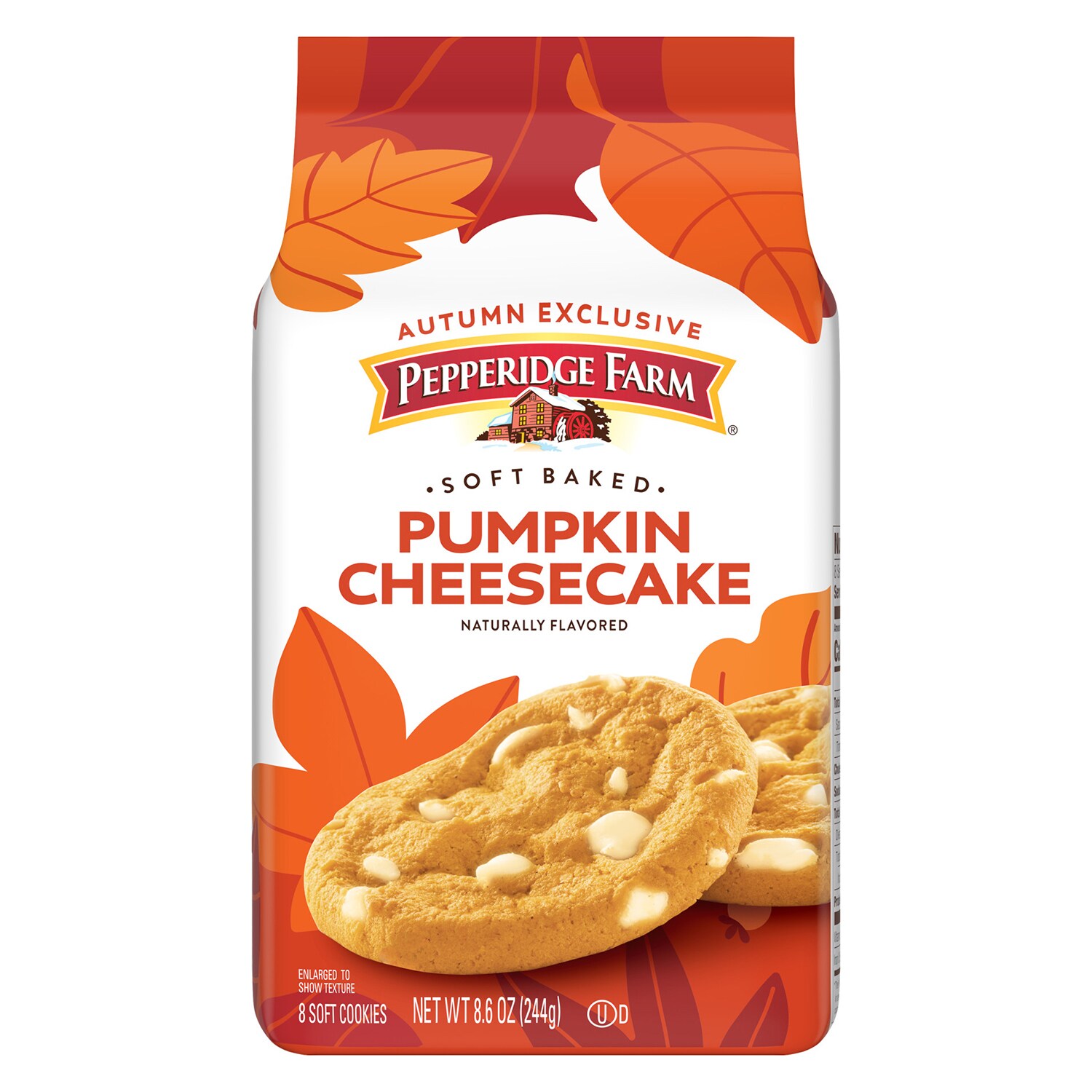Pepperidge Farm Soft Baked Cookies, Pumpkin Cheesecake
