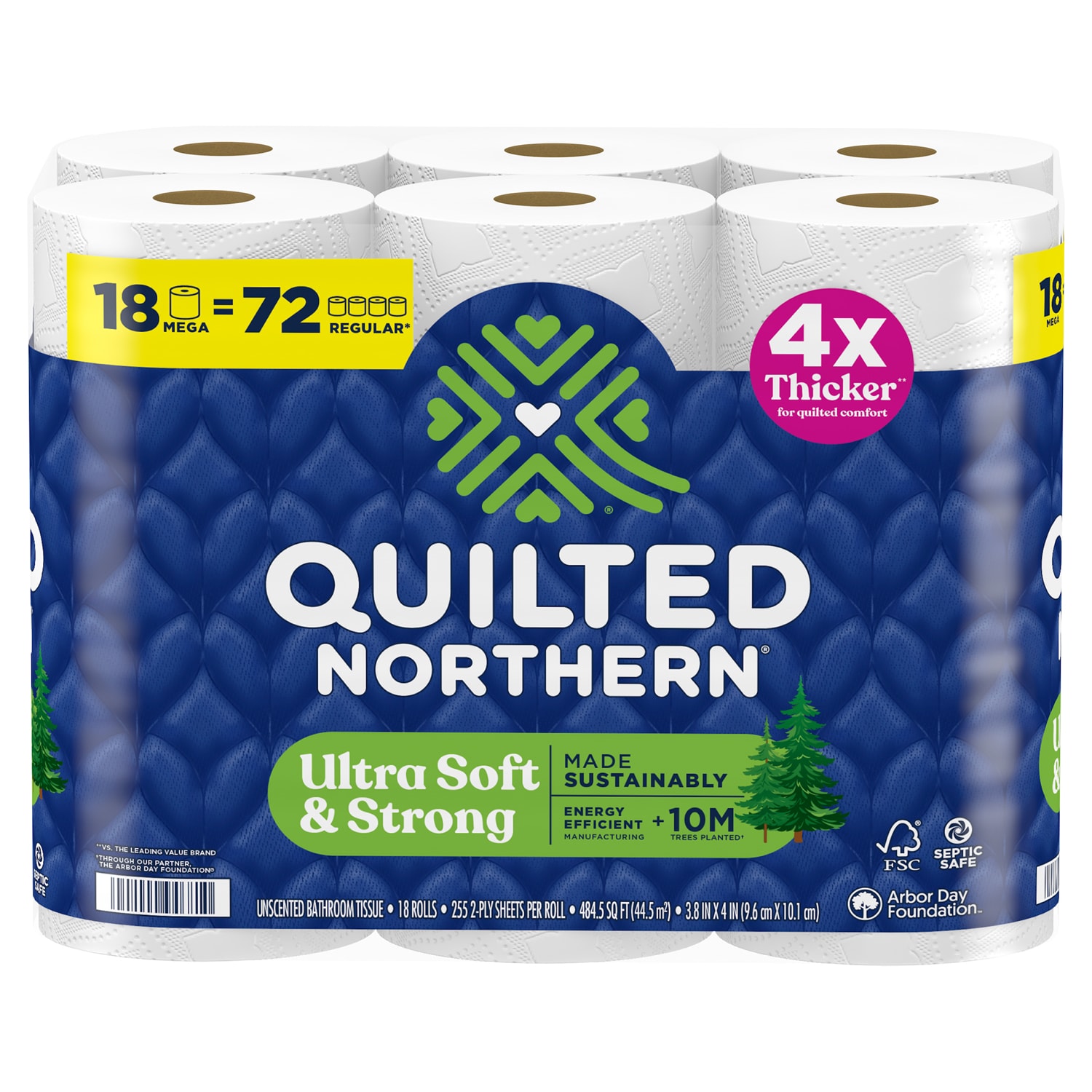 Quilted Northern Ultra Soft & Strong 2-Ply Bathroom Tissue, Mega Rolls