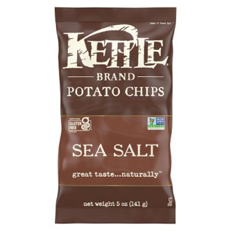 Kettle Brand Potato Chips, Sea Salt