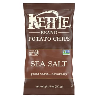 Kettle Brand Potato Chips, Sea Salt