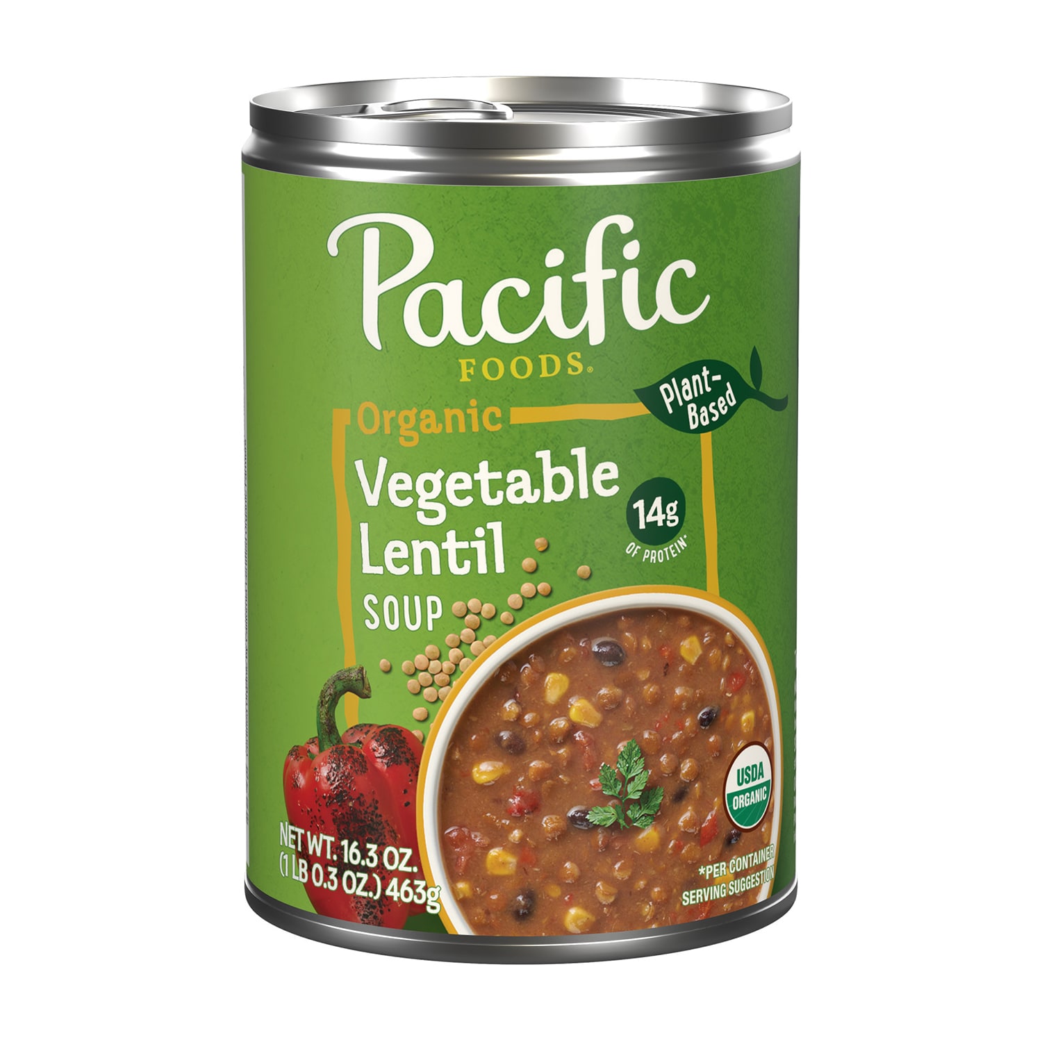 Pacific Organic Soup, Vegetable Lentil