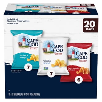Cape Cod Kettle Cooked Potato Chips Variety Pack
