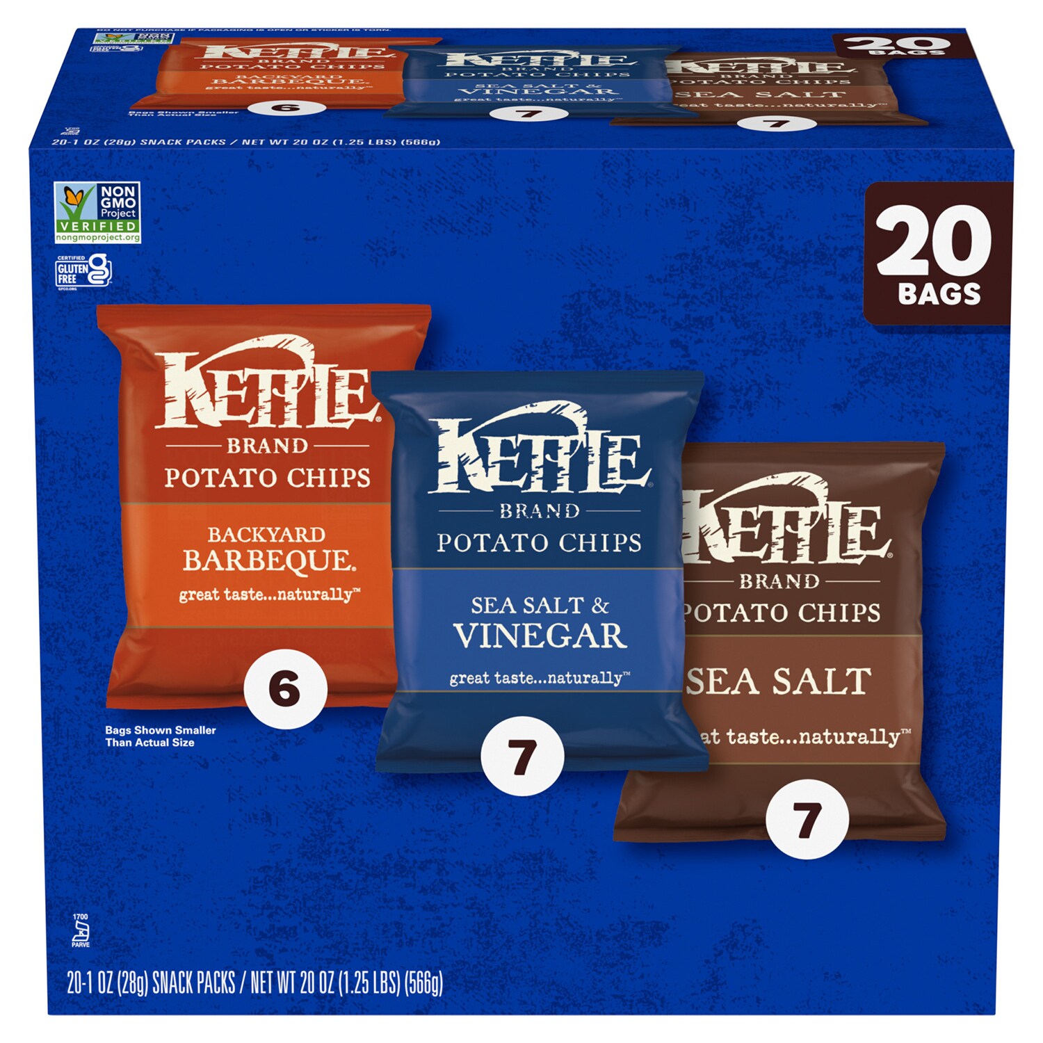 Kettle Brand Potato Chips Variety Pack