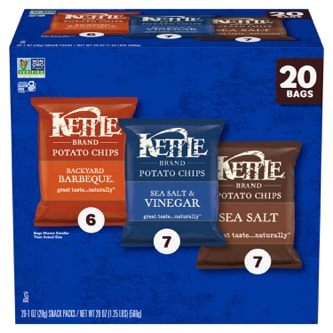 Kettle Brand Potato Chips Variety Pack