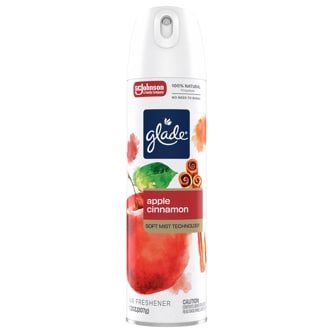 Glade Aerosol Spray, Apple Cinnamon