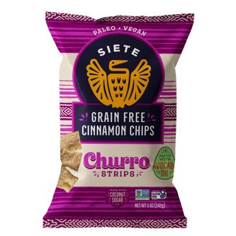 Siete Grain Free Churro Strips, Cinnamon