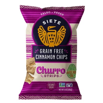 Siete Grain Free Churro Strips, Cinnamon