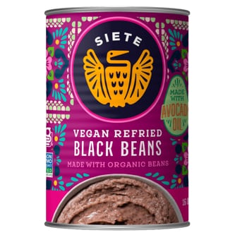 Siete Vegan Refried Black Beans