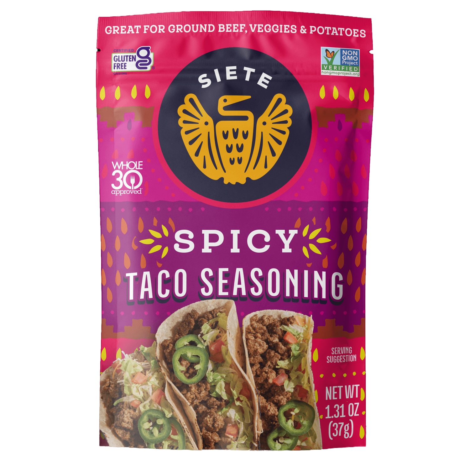 Siete Taco Seasoning, Spicy 