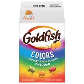 Goldfish Colors Crackers, Cheddar Cheese
