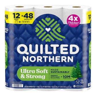 Quilted Northern Ultra Soft & Strong 2-Ply Bathroom Tissue, Mega Rolls 