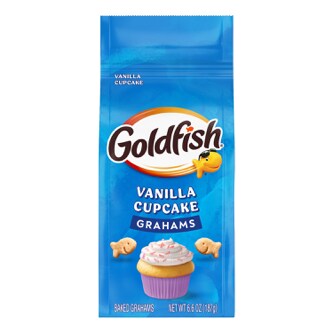 Goldfish Crackers, Vanilla Cupcake