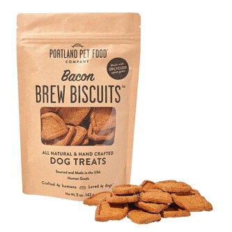 Portland Dog Treat Brew Biscuits, Bacon