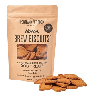 Portland Dog Treat Brew Biscuits, Bacon