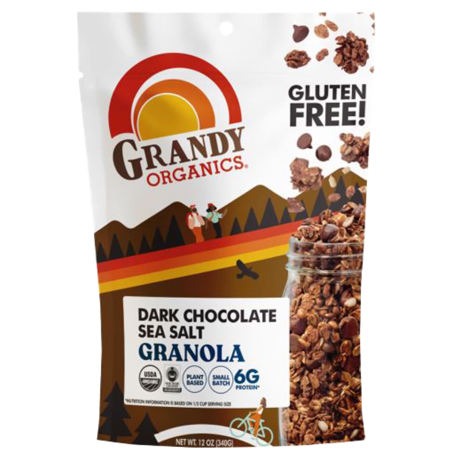 Grandy Organics Organic Granola, Dark Chocolate Sea Salt
