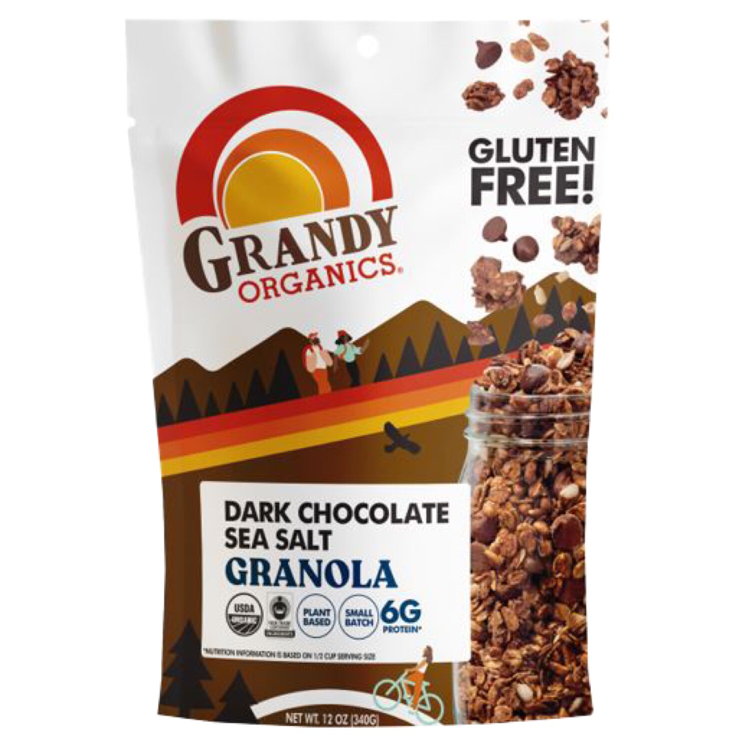 Grandy Organics Organic Granola, Dark Chocolate Sea Salt