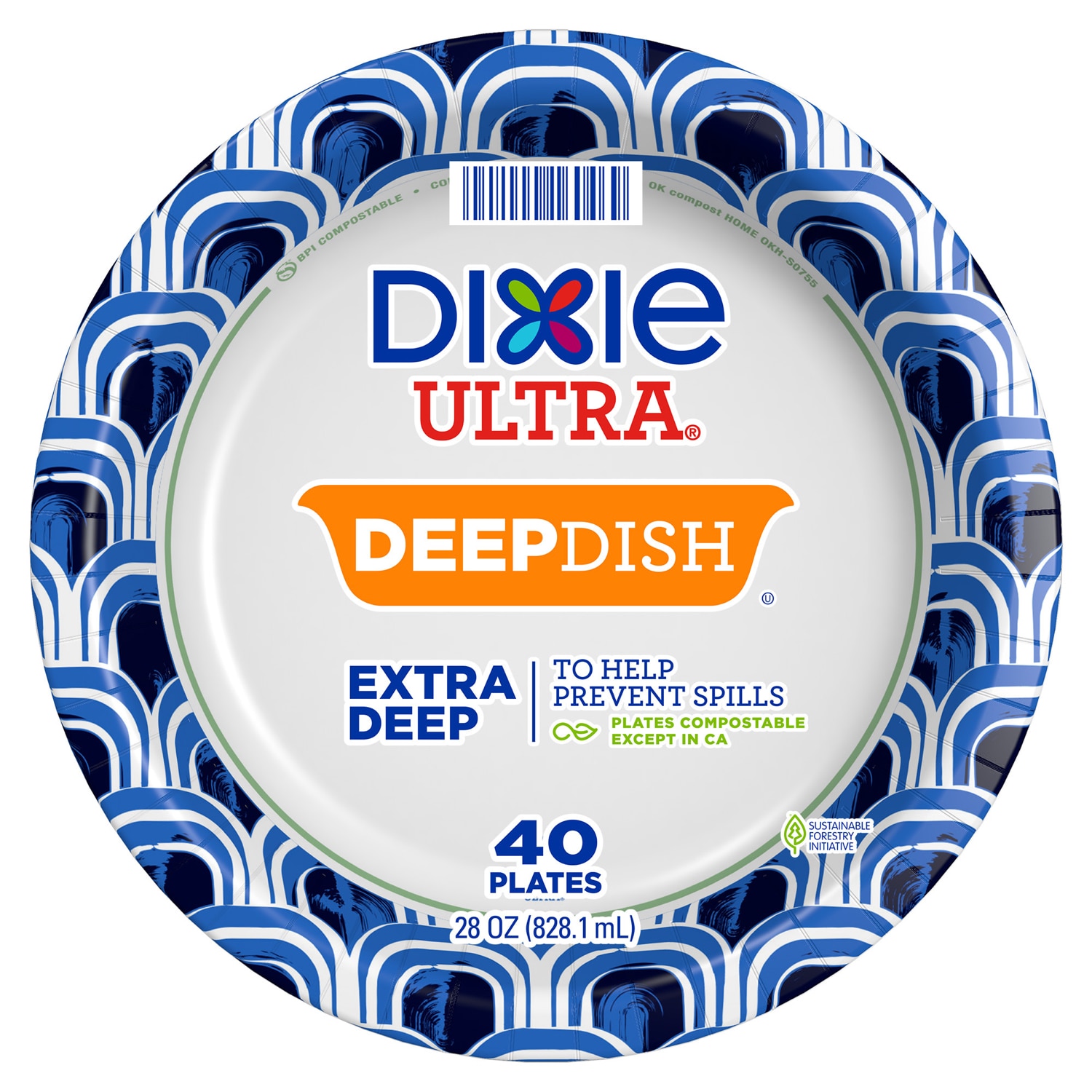 Dixie Ultra Deep Dish Paper Plates
