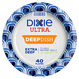 Dixie Ultra Deep Dish Paper Plates