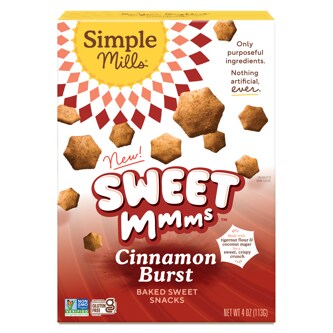Simple Mills Baked Sweet Mmms Snacks, Cinnamon Burst