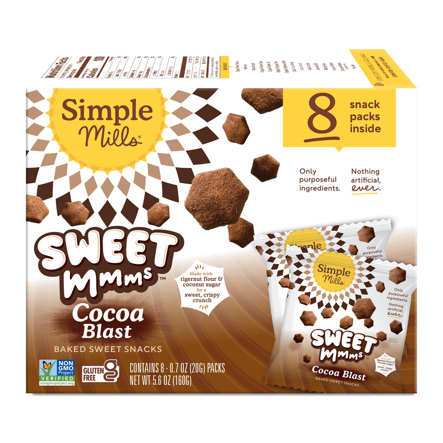 Simple Mills Sweet Mmms Baked Sweet Snacks, Cocoa Blast