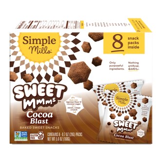 Simple Mills Sweet Mmms Baked Sweet Snacks, Cocoa Blast