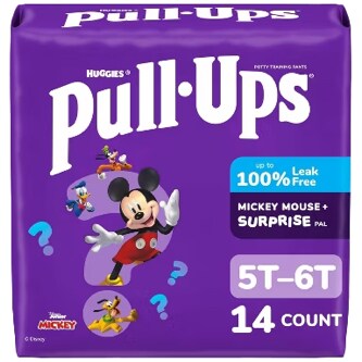 Huggies Pull-Ups Training Pants, Size 5T-6T, Boys