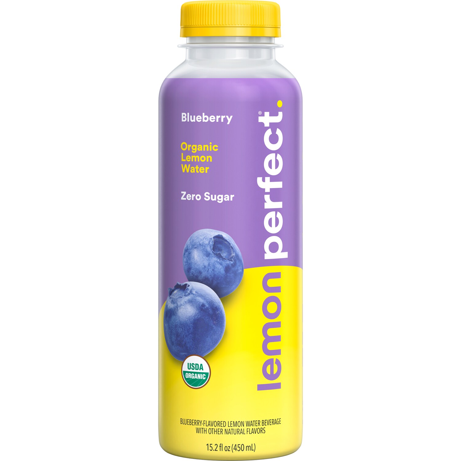 Lemon Perfect Zero Sugar Organic Blueberry Lemon Water, Plastic Bottle