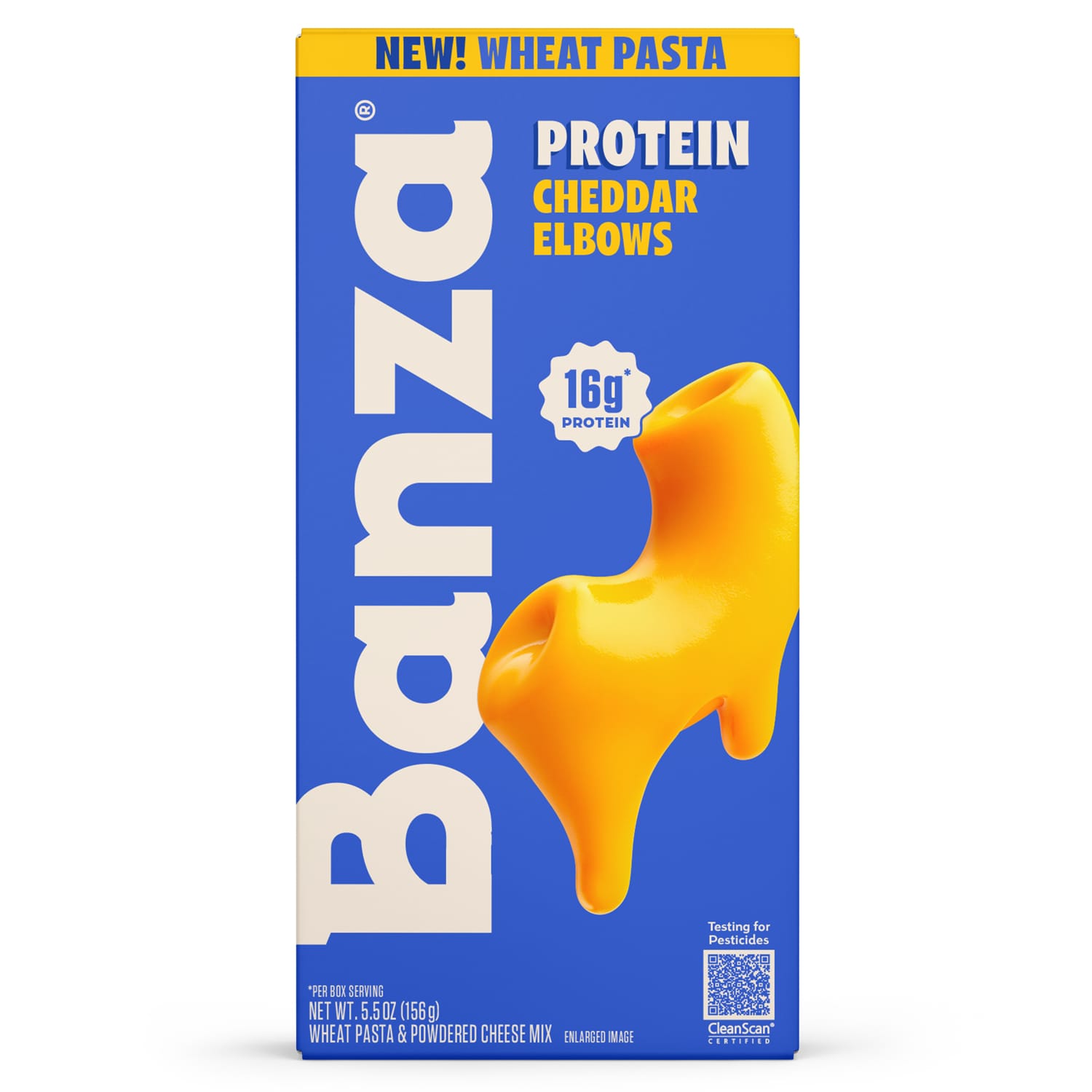 Banza Protein Wheat Pasta, Mac And Cheese, Cheddar Elbows