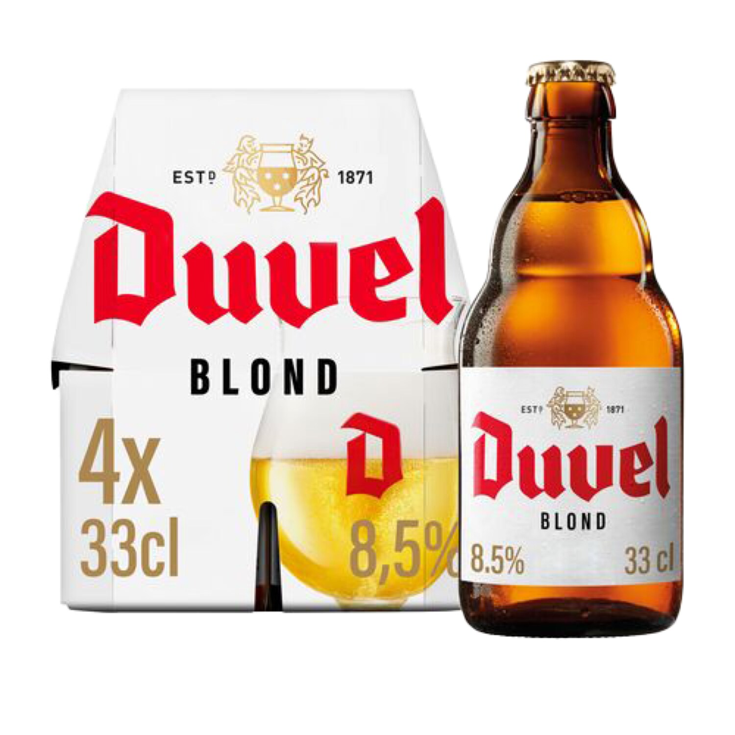 Duvel Belgian Strong Pale Ale, Glass Bottles