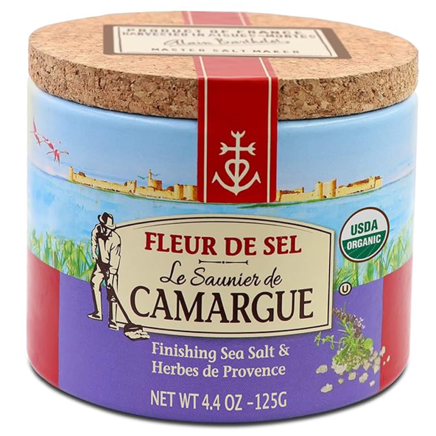 Le Saunier De Camargue Fleur De Sel Organic with Herbs De Provence