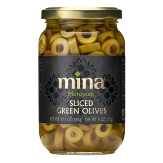 Mina Moroccan Sliced Green Olives