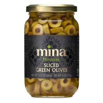 Mina Moroccan Sliced Green Olives