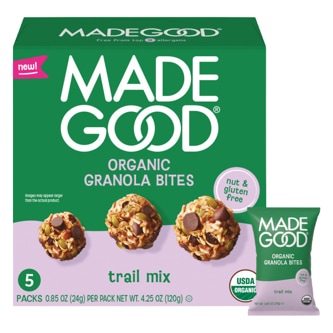 Made Good Organic Granola Bites, Trail Mix