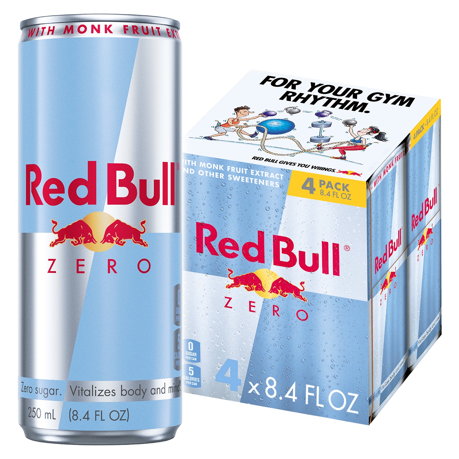 Red Bull Energy Drink, Zero Sugar, Cans