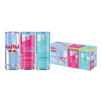 Red Bull Energy Drink, Zero Sugar, Variety Pack, Cans
