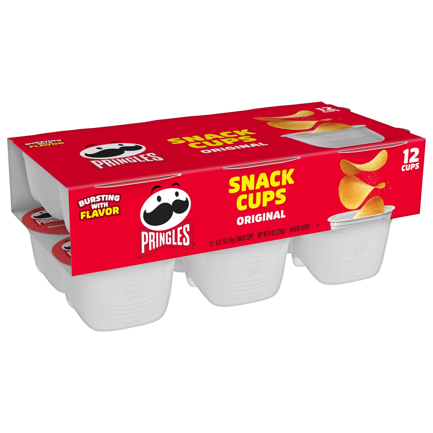 Pringles Original Potato Crisps Snack Cups