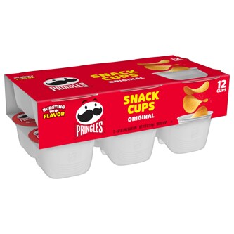 Pringles Original Potato Crisps Snack Cups