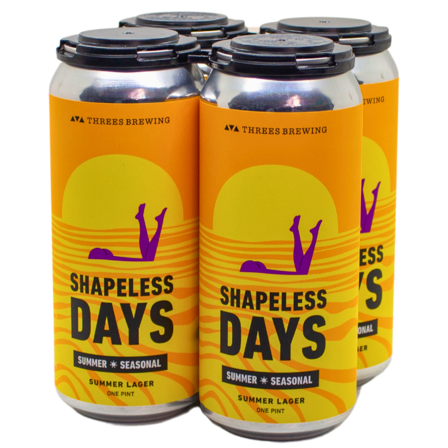 Threes Brewing Shapeless Days Summer Lager, Cans