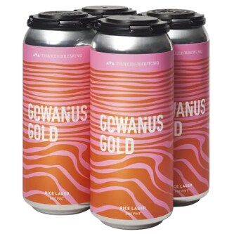 Threes Brewing Gowanus Gold Lager, Cans