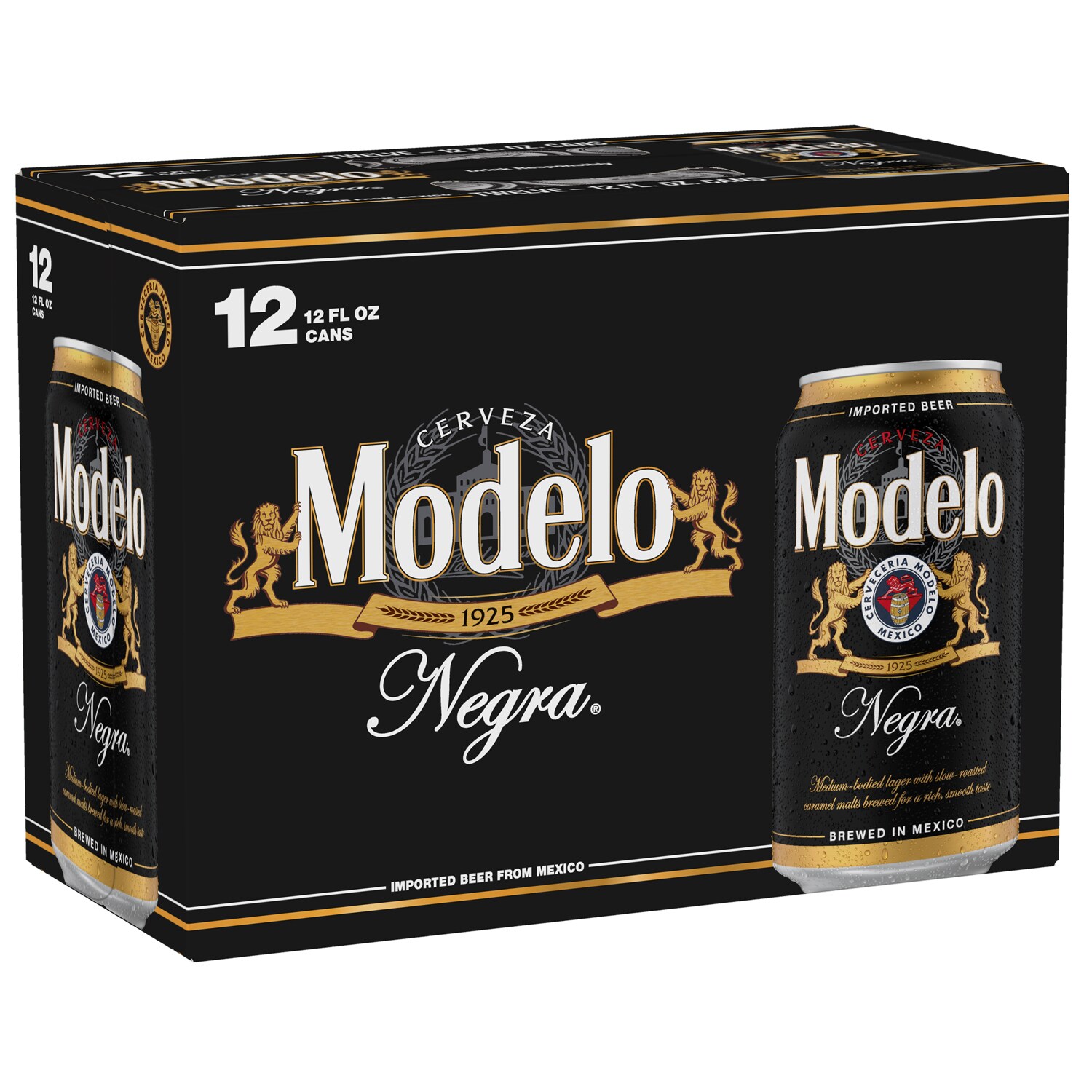 Modelo Negra Lager, Cans 