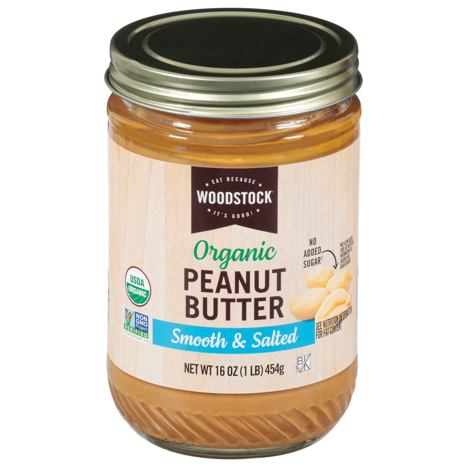 Woodstock Organic Smooth & Salted Peanut Butter