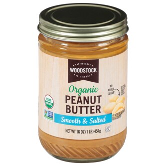 Woodstock Organic Smooth & Salted Peanut Butter