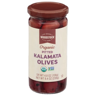 Woodstock Organic Pitted Kalamata Olives