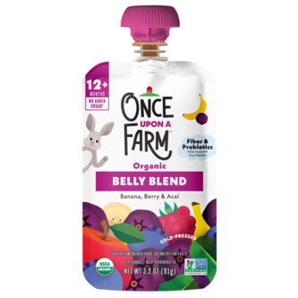 Once Upon A Farm Organic Belly Blend, Banana Berry & Acai