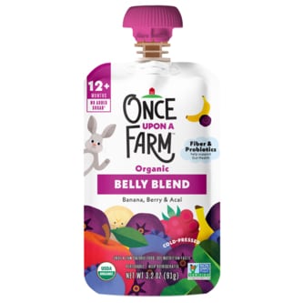 Once Upon A Farm Organic Belly Blend, Banana Berry & Acai
