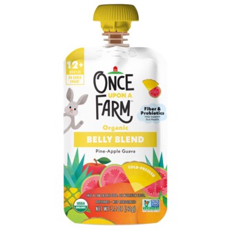 Once Upon A Farm Organic Belly Blend, Pine-Apple Guava