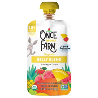 Once Upon A Farm Organic Belly Blend, Pine-Apple Guava