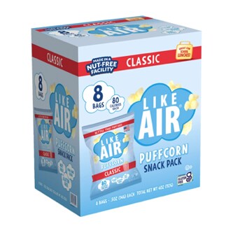 Like Air Puffcorn Snack Pack, Classic
