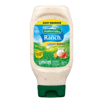 Hidden Valley Original Light Ranch Salad Dressing & Topping Easy Squeeze Bottle