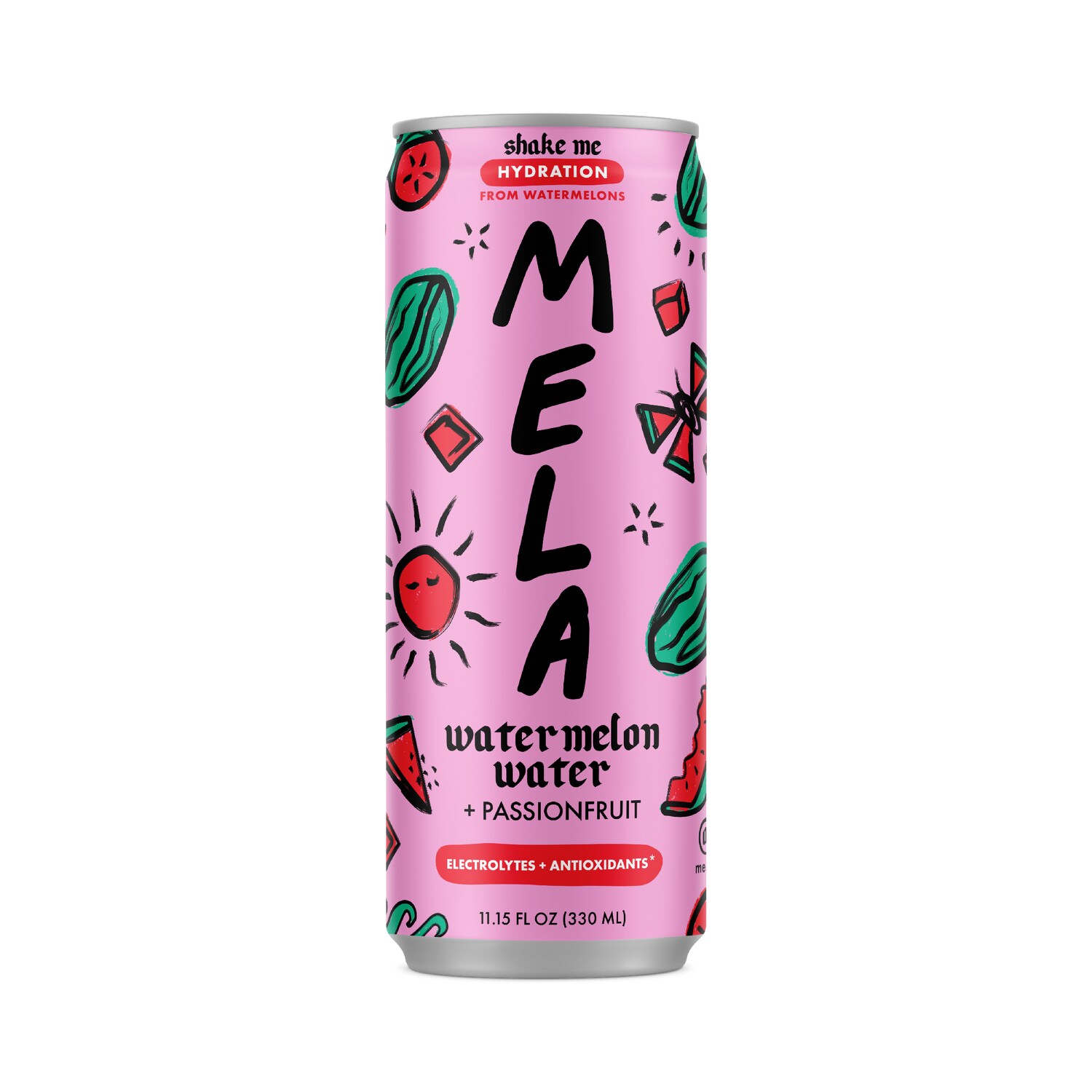 Mela Watermelon Water, Passionfruit, Can